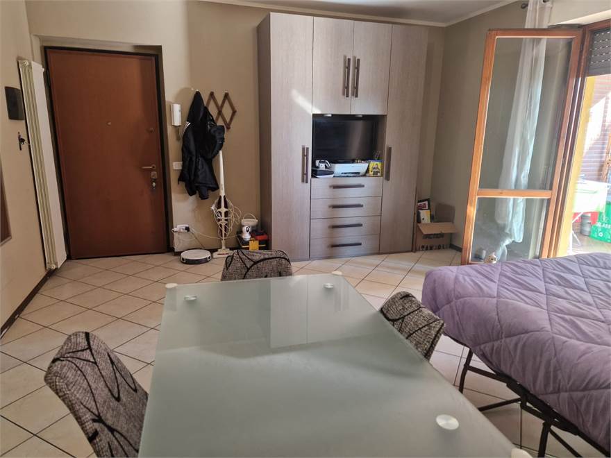 zona giorno con divano letto